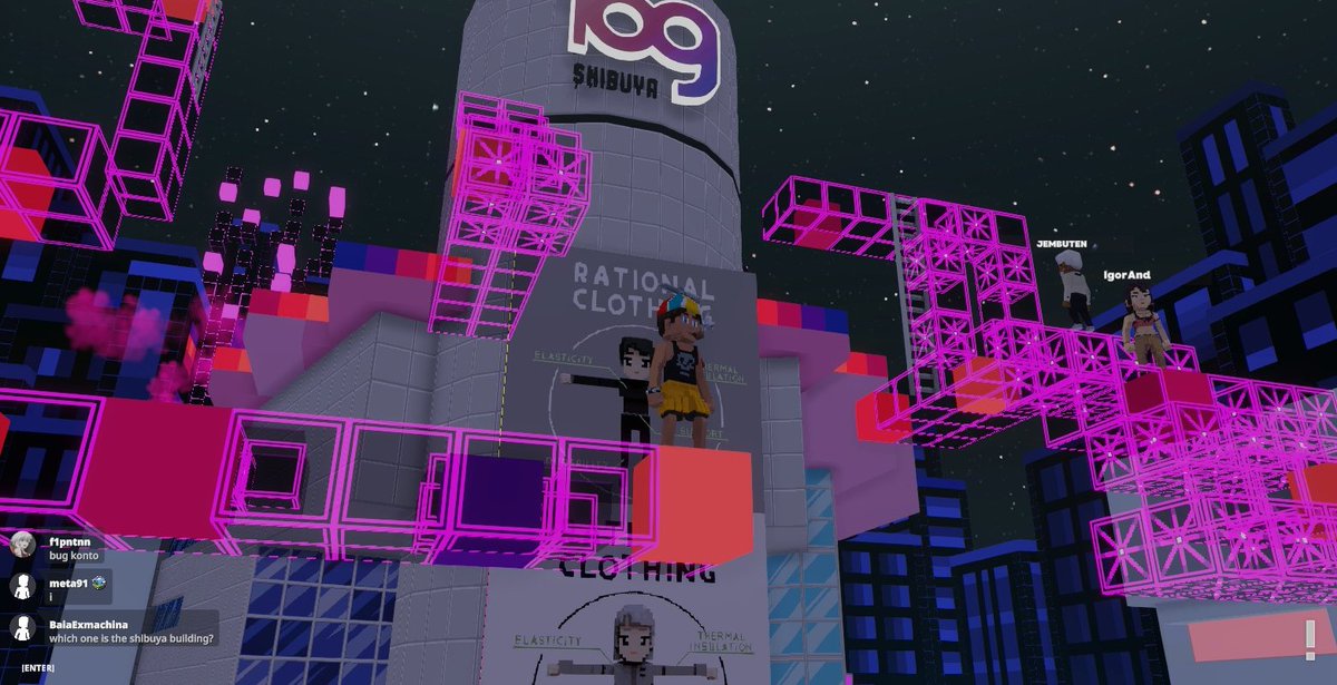 Deli2be's tweet photo. Strutting my stuff in @SHIBUYA109NET Fashion Liberation in @TheSandboxGame. Tokyo street style has nothing on this! 👗👠 https://t.co/qlpFMwsxH1 #TheSandbox #AlphaSeason4 #AS4SocialChallenge https://t.co/xzf45Mn3N2