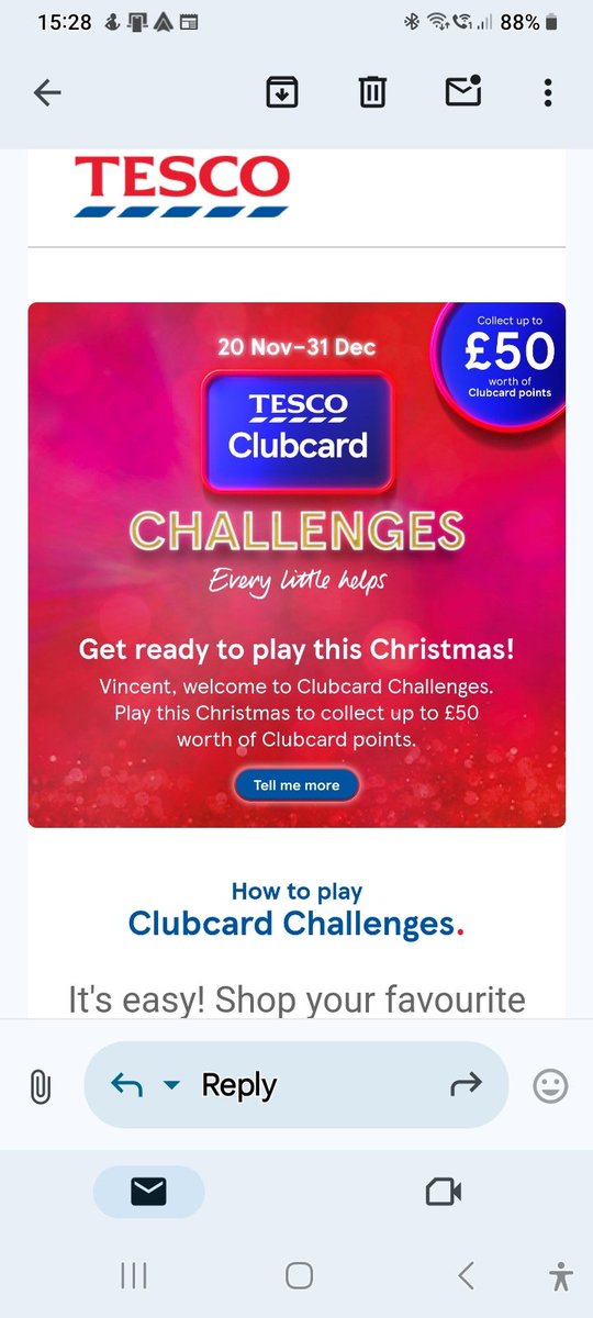 Bangers1971's tweet photo. Another rip off by @Tesco who wait four days after a deal has started before emailing customers about it. Or do they email all customers the day after they've done a big shop. https://t.co/2UnjASXuxA