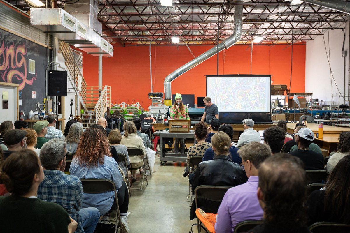 CM_Austin's tweet image. Our #CreativeMornings manifesto was read by our organizer, Liberty Gallagher at our November event. Thanks Liberty! #EveryoneIsWelcome #EveryoneIsCreative  #CMthread #CMATX