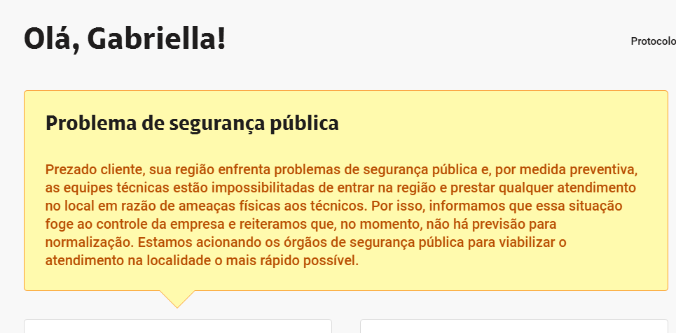 _alleirba_G's tweet image. E aí, @ClaroBrasil , eu vou ficar mais quantos dias sem acesso à internet???                                                   
"problema de segurança pública" 
tiveram QUINTA, SEXTA, SÁBADO  e agora pra entrar em contato com a PM, e até hoje nada?? #netclaro #internet