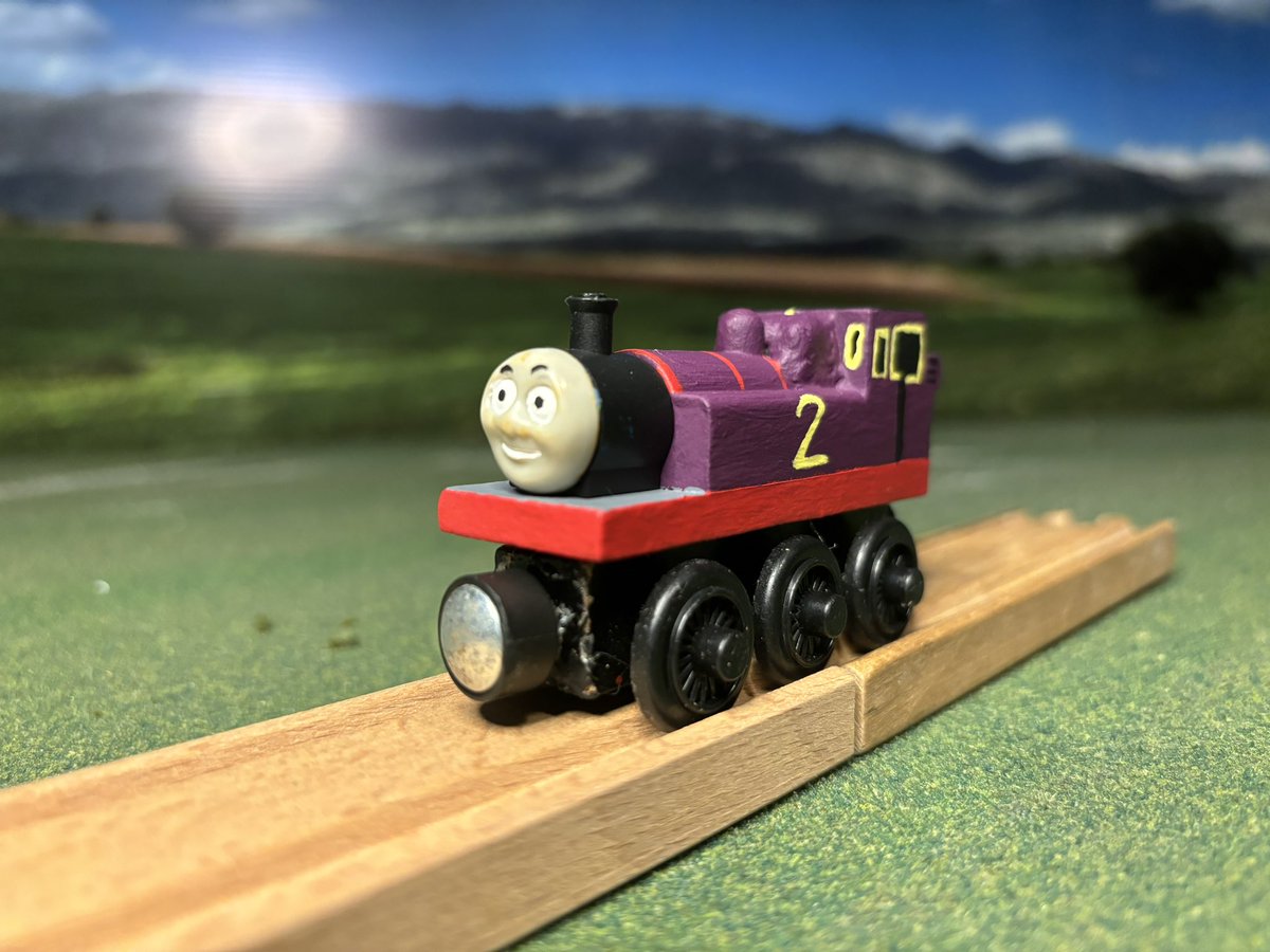 Trainboy332's tweet photo. Hello everyone!! After a year of planning, writing and hard work, I present to you (so far) the entire cast of “Rails Of The Forest”! We’ll start with the main cast! First we have the engines, starting from left to right, we have Alice, Georgie, Lily and Duncan! https://t.co/4lNhxE4BFB