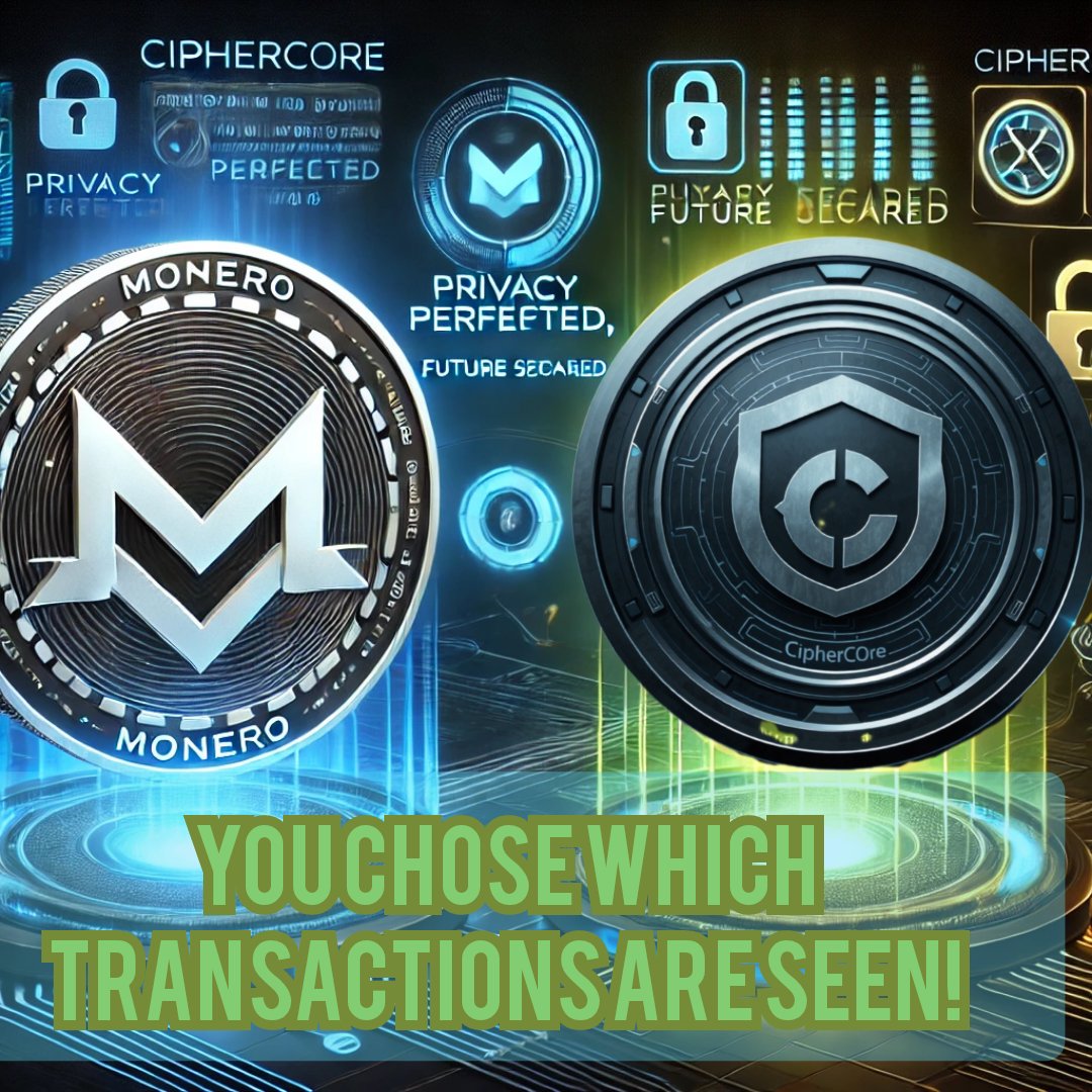 SypherCoreTech's tweet image. 🚀 #CipherCoRe – A new era in privacy! 🔐 Powered by #Cipherlang, offering zero-knowledge proofs (ZKP), zk-SNARKs, &amp;amp; 100% private transactions. 💥 Smart contracts designed for PRIVACY, your data stays hidden unless YOU choose to share it. #Blockchain
#PrivacyMatters #Crypto