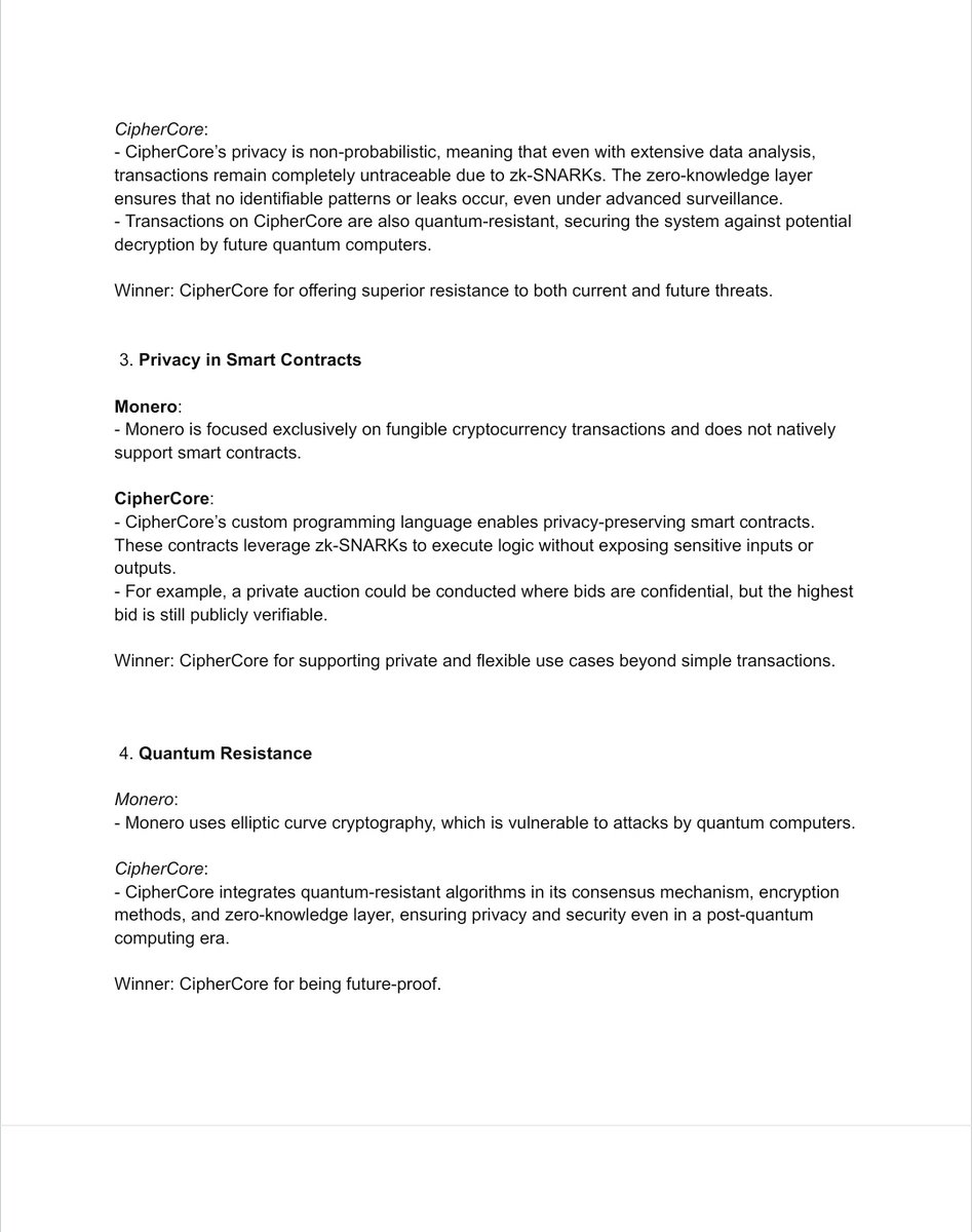 SypherCoreTech's tweet image. 🚀 #CipherCoRe – A new era in privacy! 🔐 Powered by #Cipherlang, offering zero-knowledge proofs (ZKP), zk-SNARKs, &amp;amp; 100% private transactions. 💥 Smart contracts designed for PRIVACY, your data stays hidden unless YOU choose to share it. #Blockchain
#PrivacyMatters #Crypto