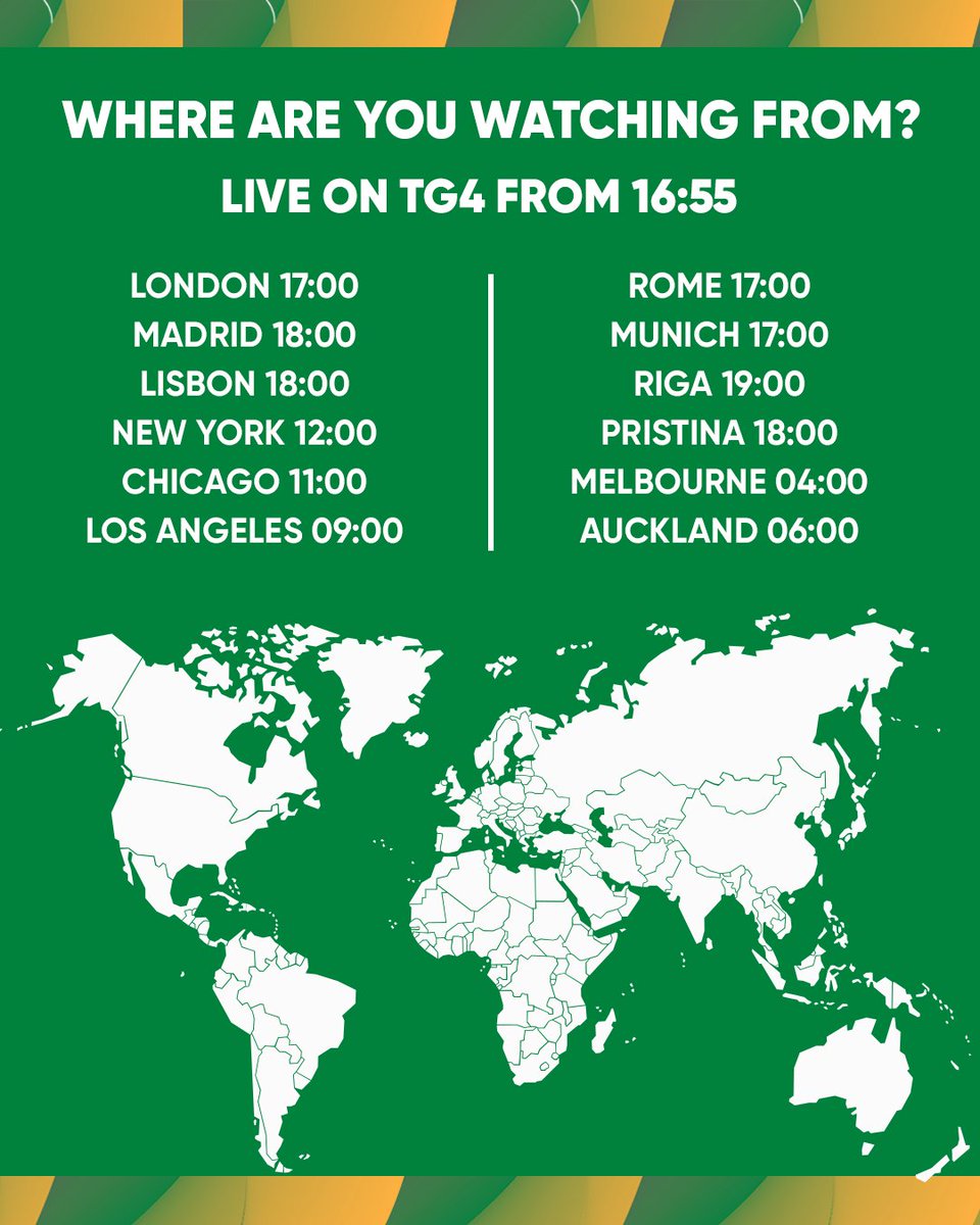 BballIrl's tweet photo. Follow us on @SportTG4 where ever you are this Sunday evening ๐
#Greenmeansgo โ๏ธ | #IRLKOS https://t.co/gdv4f11ys7