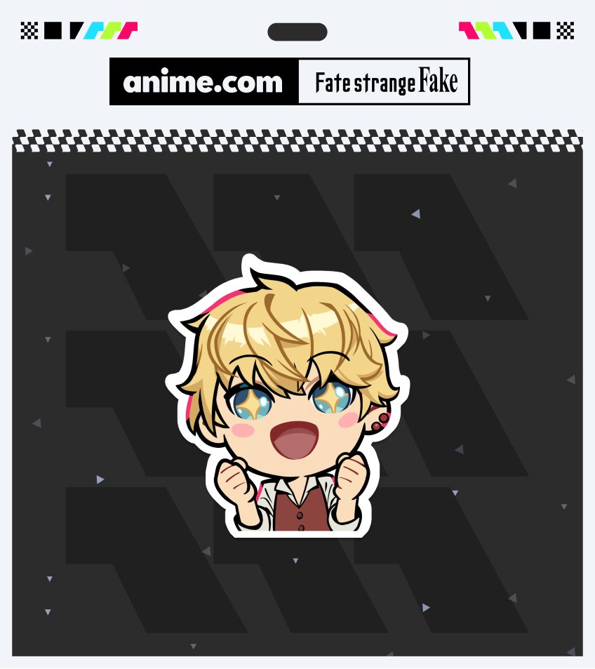 keshabch1960's tweet photo. Got my @animecom @fatesf_anime_en stickers #strangefake https://t.co/U3DJaF6lCF
