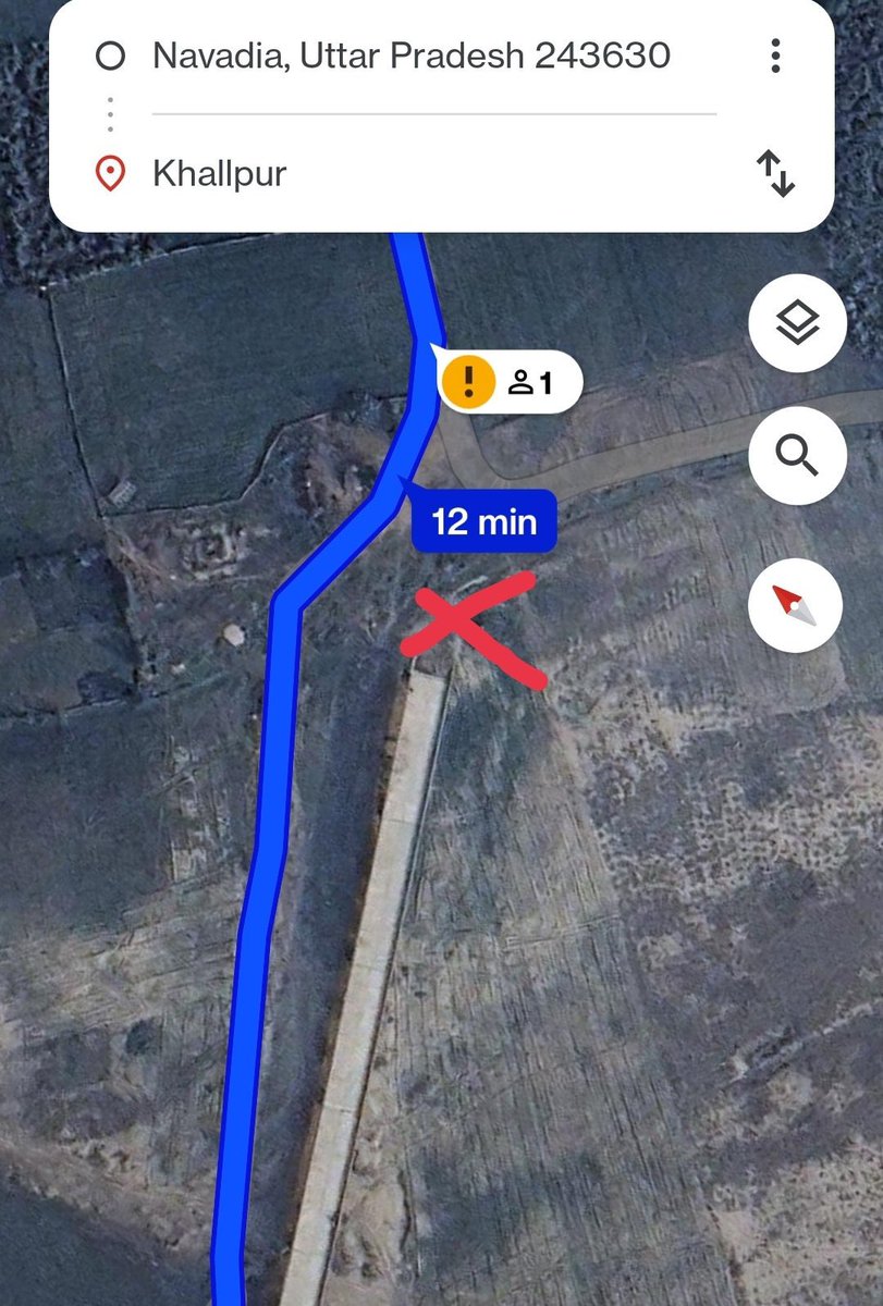 <a href="/AskAnshul/">Anshul Saxena</a> High level of negligence from authorities. 

May the soul rest in peace, Om Shanti.

Note : Also this should be an example to all , careful drive if one doesn’t know the road and taking the help of google map or may not.