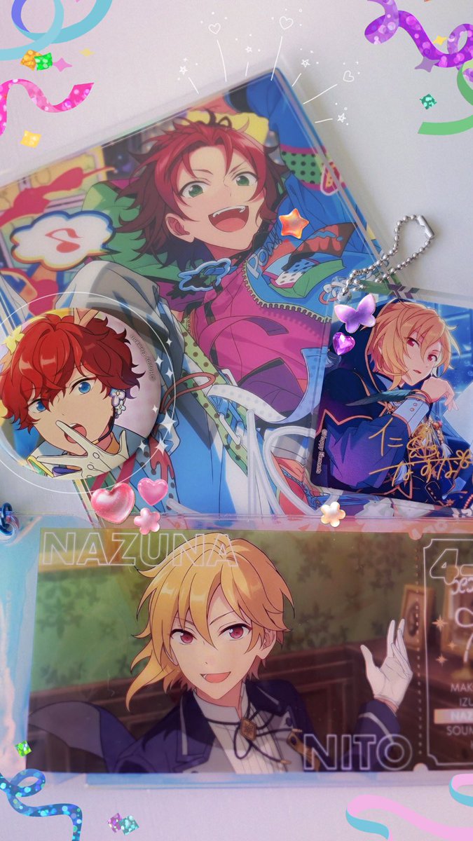 cherrushi's tweet photo. °˖✧ enstars gifts from my friend✨💖
(((o(*°▽°*)o))) ✧˖° https://t.co/FicZWKuDt5