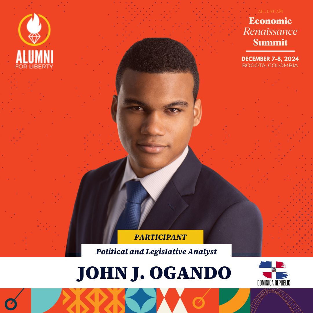 SFLAlumni's tweet photo. Welcome John J. Ogando to the summit! 🎉 Political Analyst in DR &amp; Caribbean, SFL National Coordinator (2021-23), BA in PoliSci, MA student in Electoral Admin at IESPEC. Passionate about strategy &amp; governance. #LATAM #SFL #Leadership https://t.co/oMBeRSSvJK