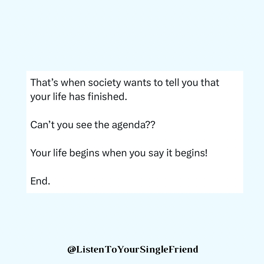 Listen To Your Single Friend tweet media