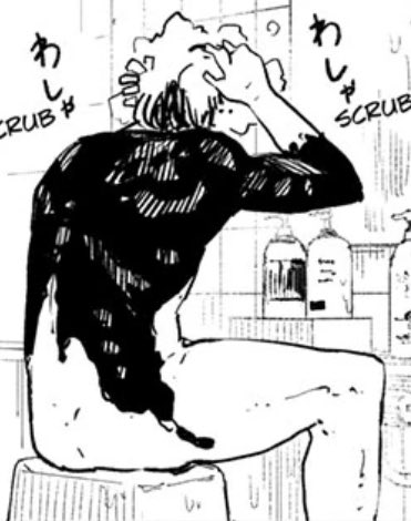 zoldycks_x's tweet photo. Hokazano 100% lurks on twitter because he really made a bonus chapter of Soio showering a million times to dispel the “Sojo stinks” allegations in the fandom 😭 https://t.co/xvPYQ7GhX0