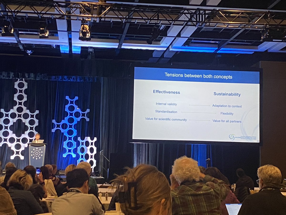 Superb final plenary at #NAPCRG2024 by Catherine Hudon: achieving sustainable improvements in primary care, including implementation analysis of complex interventions through participatory case studies and key tensions between intervention effectiveness and sustainability 🌟