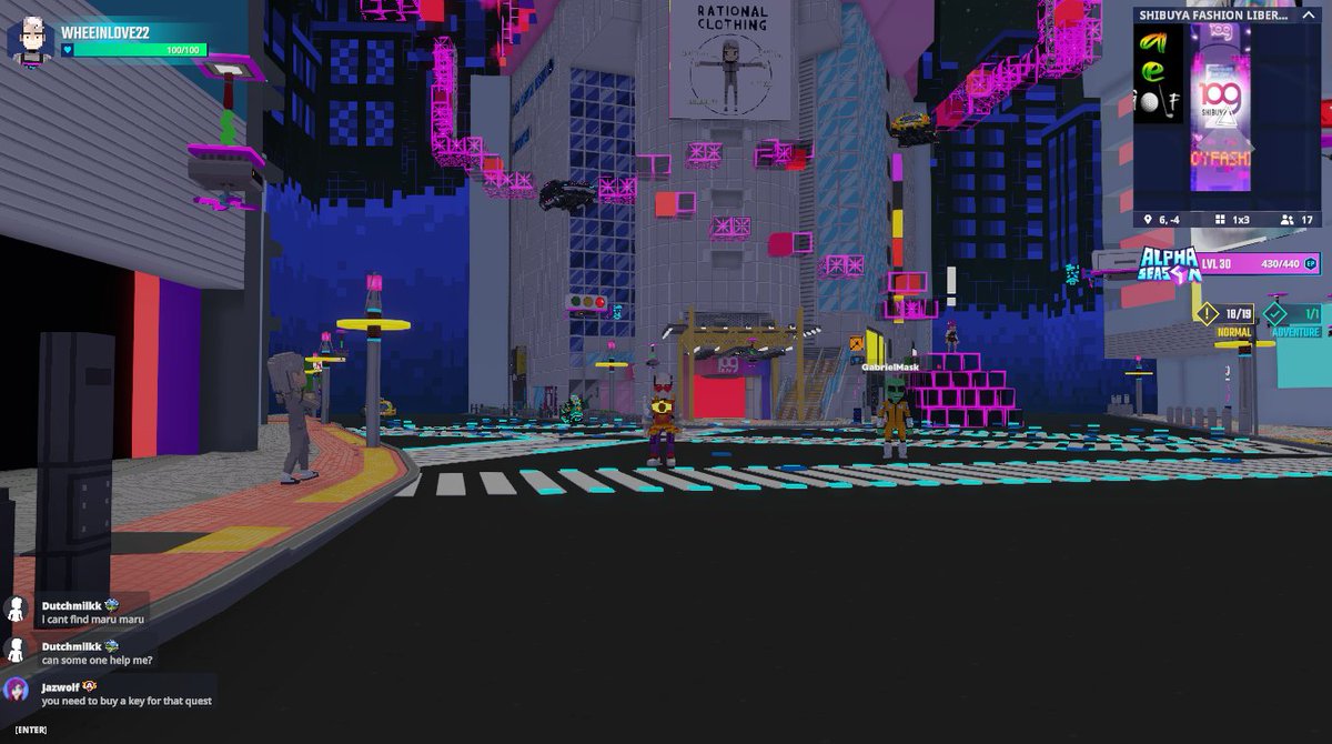 minseok1245's tweet photo. Strutting my stuff in @SHIBUYA109NET Fashion Liberation in @TheSandboxGame. Tokyo street style has nothing on this! 👗👠 https://t.co/iZ4dxREZ1g #TheSandbox #AlphaSeason4 #AS4SocialChallenge https://t.co/ZqDd5WCoJt