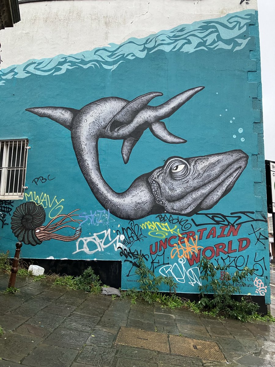 A bit soggy in Bristol today 🌊🐳☔️