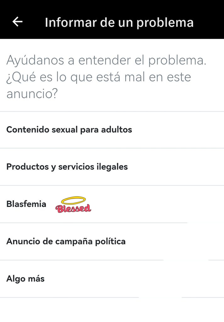 Qué bien, por fin podemos denunciar tuits por blasfemia.
La verdad es que no sé desde cuándo está, pero tarde me parece.