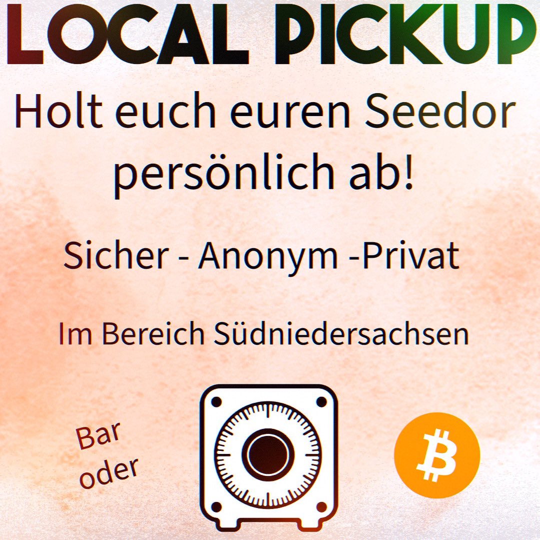 Möchtet ihr eure Bestände zum Jahresende sichern oder sucht ihr noch ein schönes Geschenk für eure Freunde? Dann holt euch direkt und anonym eurer Starter Set 😉. Schreibt mich einfach an👍🏼. <a href="/seedor_io/">SEEDOR⚡Bitcoin Backup</a>