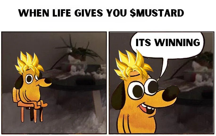 When life gives you $MUSTARD, you'll surely win!

dexscreener.com/solana/QjZ4f6B…