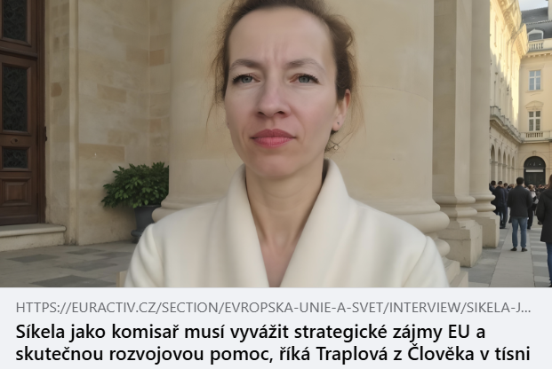 CLOVEKVTISNI's tweet photo. Naše kolegyně @MichalaTraplova byla na pozvání EPLO Prague přítomna na slyšení @JozefSikela před europoslanci v #Brusel. Jak hodnotí složité balancování mezi investičním potenciálem portofila a jeho primárním účelem, kterým je udržitelný rozvoj a snižování nerovností ve světě?
Díky @EURACTIV_cz za možnost komentovat toto přesahové téma. 🙏
https://t.co/HwcqELeEPN