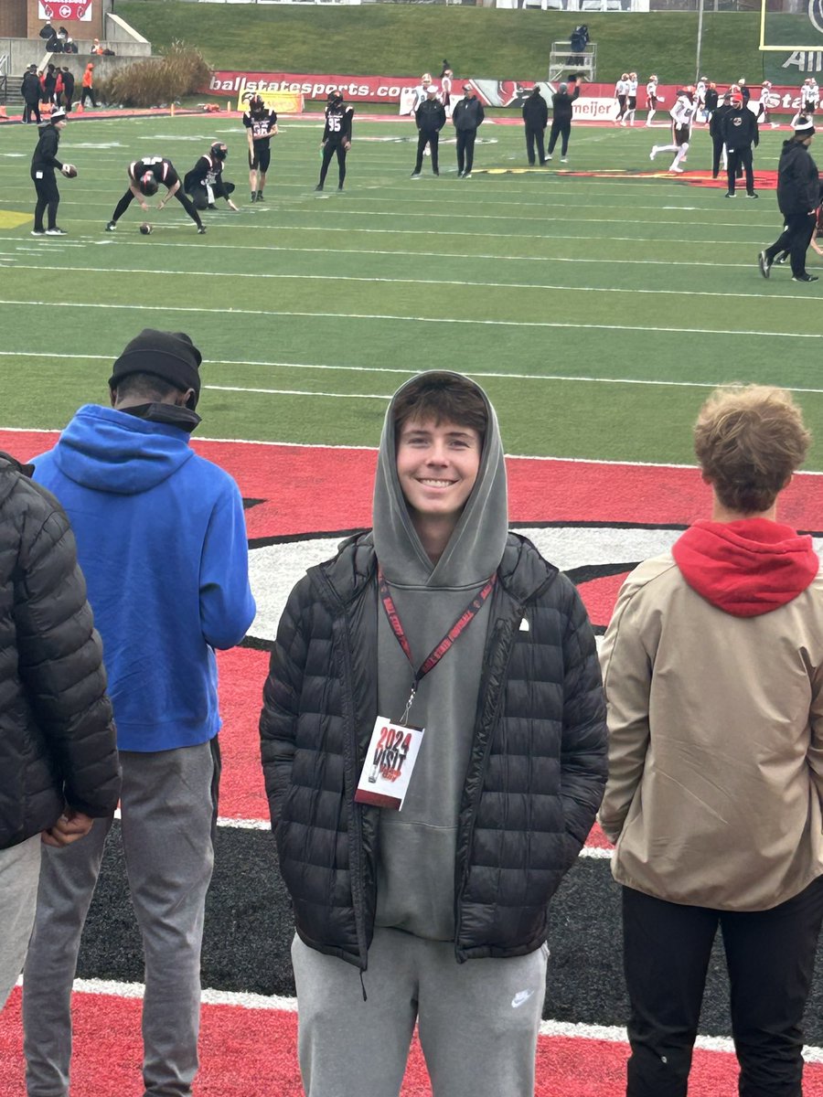 Mason Fields 2026 QB (@mason_fields18) on Twitter photo I had a great time back in Muncie yesterday at Ball State! #ChirpChirp
<a href="/BallStateFB/">Ball State Football</a>
<a href="/coachklynch/">Kevin Lynch</a>
<a href="/CoachShaqV/">Shaq Vann</a>
<a href="/CoachWCinelli/">Will Cinelli</a>
<a href="/CoachPBurke/">Patrick Burke</a>
<a href="/DixieHeightsFB/">Dixie Heights Football</a> I had a great time back in Muncie yesterday at Ball State! #ChirpChirp
<a href="/BallStateFB/">Ball State Football</a>
<a href="/coachklynch/">Kevin Lynch</a>
<a href="/CoachShaqV/">Shaq Vann</a>
<a href="/CoachWCinelli/">Will Cinelli</a>
<a href="/CoachPBurke/">Patrick Burke</a>
<a href="/DixieHeightsFB/">Dixie Heights Football</a>