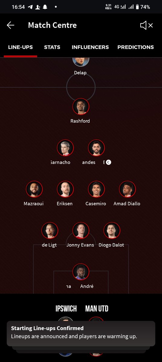 UtdFanChika's tweet image. First Lineup of the Amorim Era 
#Spades #MUFC