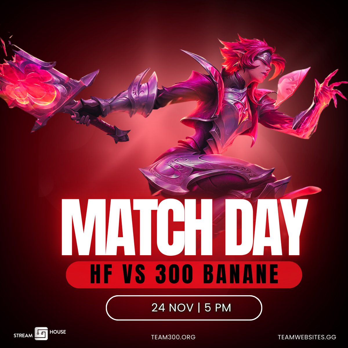 Team300_official (@team300o) on Twitter photo PRIME LEAGUE DIV 5.29
300 vs <a href="/HyperFusionLoL/">Hyper Fusion</a>
⏰Today | 17:00 CET
🎙️<a href="/300clownfiesta_/">300clownfiesta</a>
🔴 live now PRIME LEAGUE DIV 5.29
300 vs <a href="/HyperFusionLoL/">Hyper Fusion</a>
⏰Today | 17:00 CET
🎙️<a href="/300clownfiesta_/">300clownfiesta</a>
🔴 live now