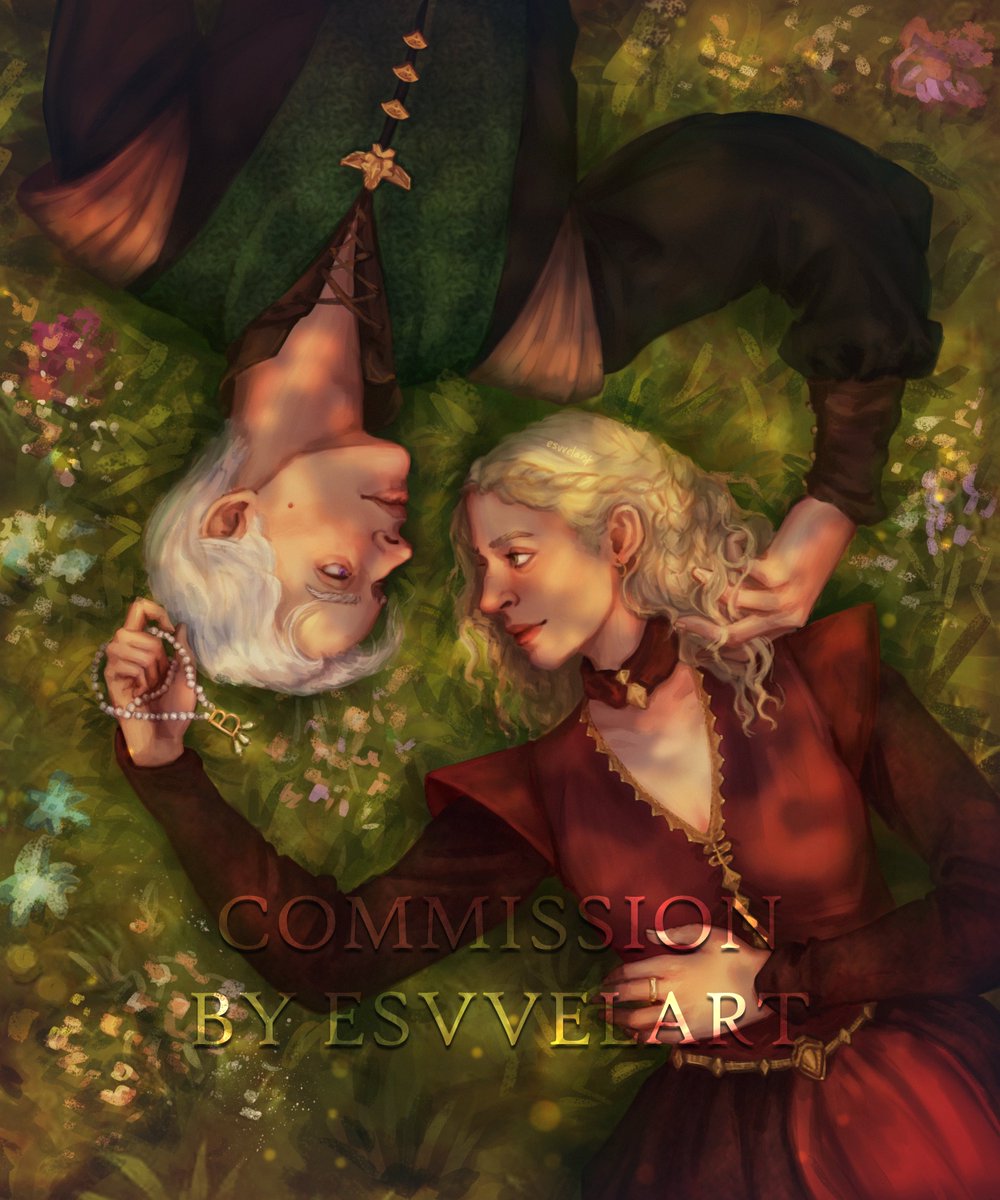 esvvell's tweet photo. Commission of Alyssa and Baelon Targaryen for amazing @threalmzdelight  🫶💜

 #HOTD #ASOIAF #HouseOfTheDragon https://t.co/qHfQIQcTwN