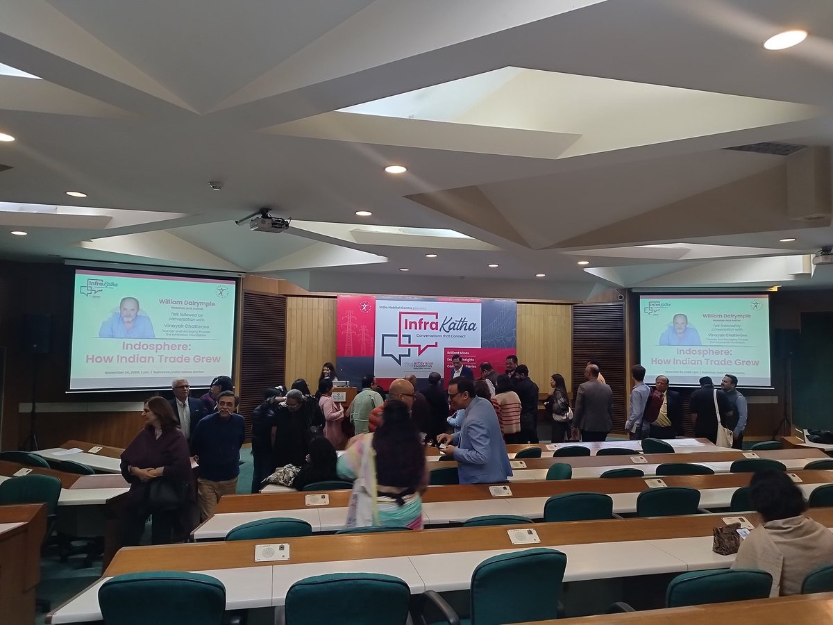 TheInfravision's tweet photo. IT'S A WRAP! Our event on 'Indosphere: How Indian Trade Grew' was a huge success! Thanks to @DalrympleWill, @Infra_VinayakCh & our amazing audience for the engaging discussions! The conversations will continue...
#india #indosphere #IndianHistory https://t.co/nEqMkPmAQw
