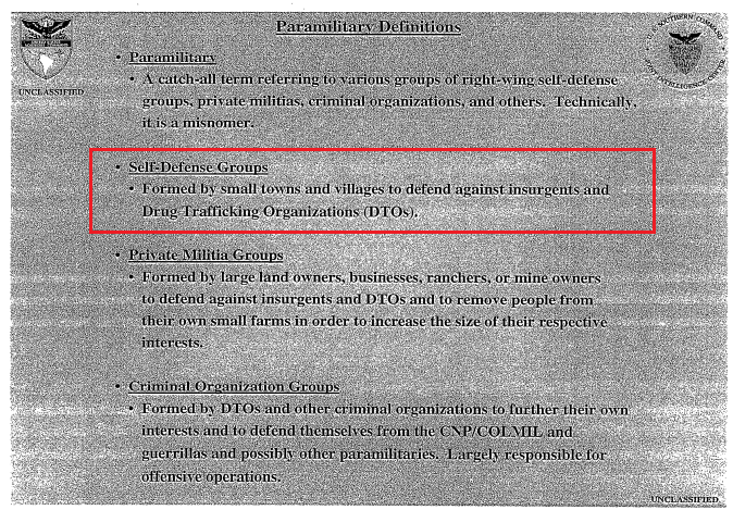 JuanPoe's tweet photo. !Atención! Este documento oficial de Inteligencia de USA demuestra la existencia del grupo paramilitar  "Doce Apósteles" que Álvaro Uribe y Santiago Uribe han negado a lo largo de los años. Relacionan al grupo con el narcotráfico. Esta prueba se muestra por 1° vez al país. Hilo👇 https://t.co/LtOoCOAvBi