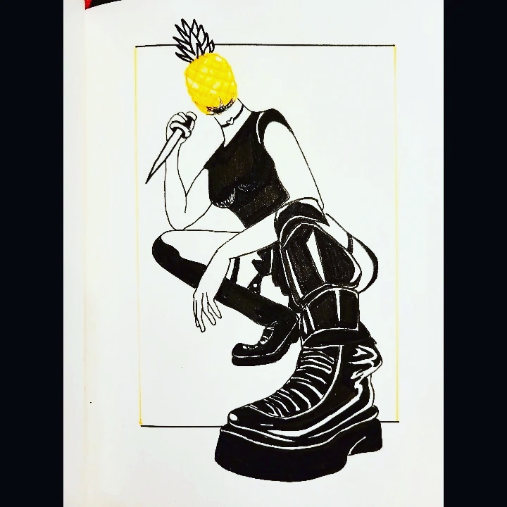 Ayo you're a fine apple 😉
#sketchbook #baddie #fruitsnacks