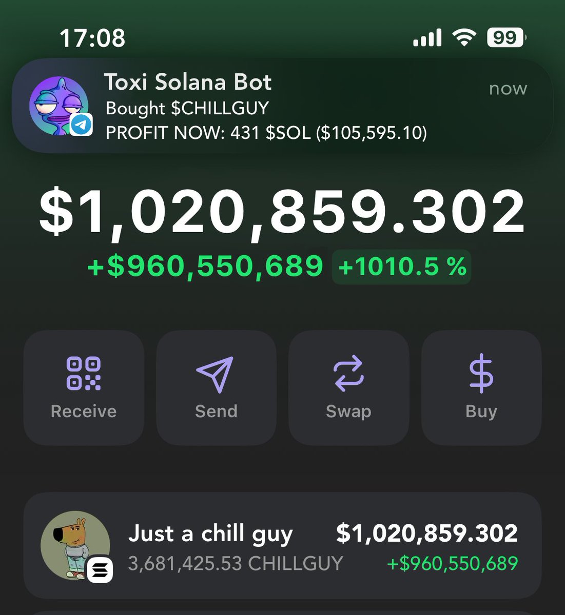 The sniper caught #CHILLGUY at a $560K market cap.

❌No exclusive group
❌No insider info
❌No 12-hour workdays needed

You don’t need to be a trading expert—just use tools with special settings

Snipers can’t stand me [Gone in 12 hours] 🧵👇