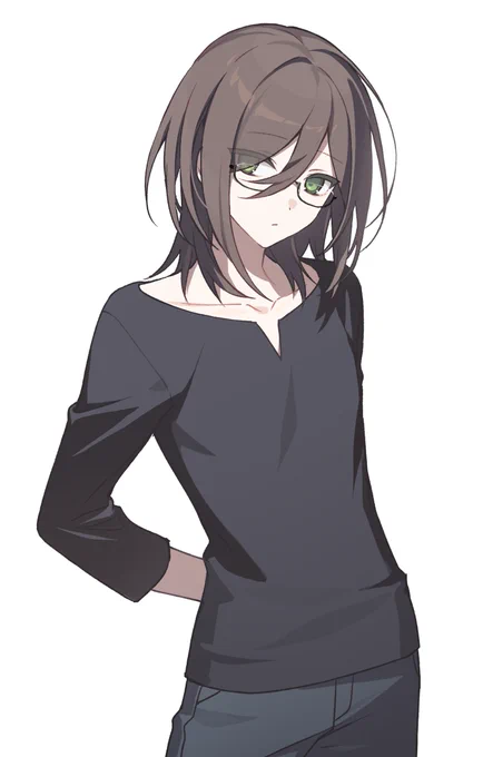 直 