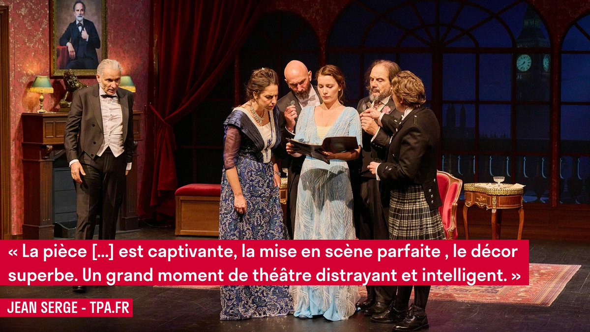 ⭐⭐⭐⭐⭐Avis 5 étoiles pour « L'heure des Assassins », les spectateurs sont unanimes : une pièce captivante, drôle et très bien interprétée.

Vous aussi, laissez-vous tenter par cette nouvelle enquête !

🎫👉 tpa.fr/pieces-theatre…

#ComediedeParis