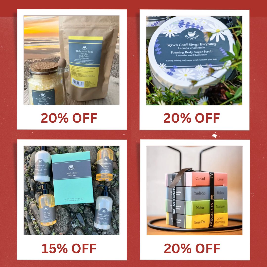 ❄️ Winter Sale – Perfect for Christmas Shopping! ❄️
Up to 20% off our products 🎁✨ Shop local, shop ethical, and make your gifts extra meaningful.
📅 Ends 2nd December, online only! 🛍️ myddfai.com

#Myddfai #WinterSale #SupportSocialEnterprise #ShopEthical