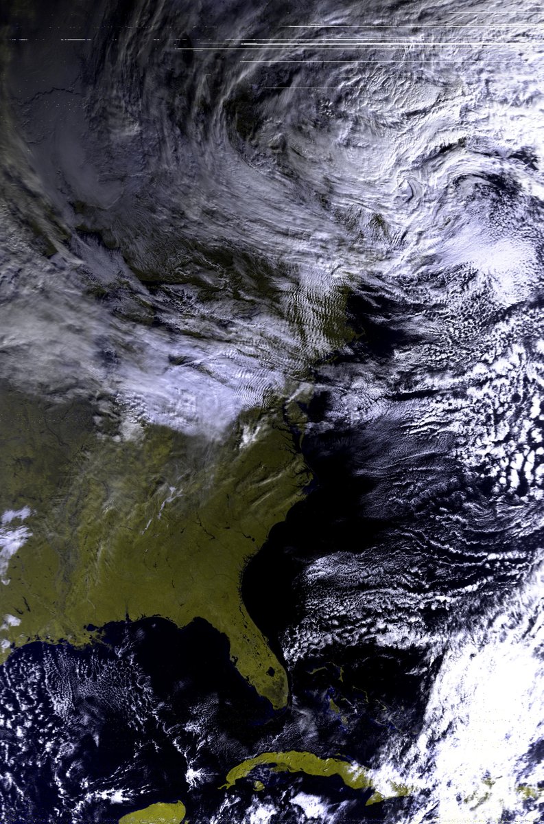 JVital2013's tweet image. 2024-11-24 1503 UTC - NOAA 19 HRPT - 221 Composite