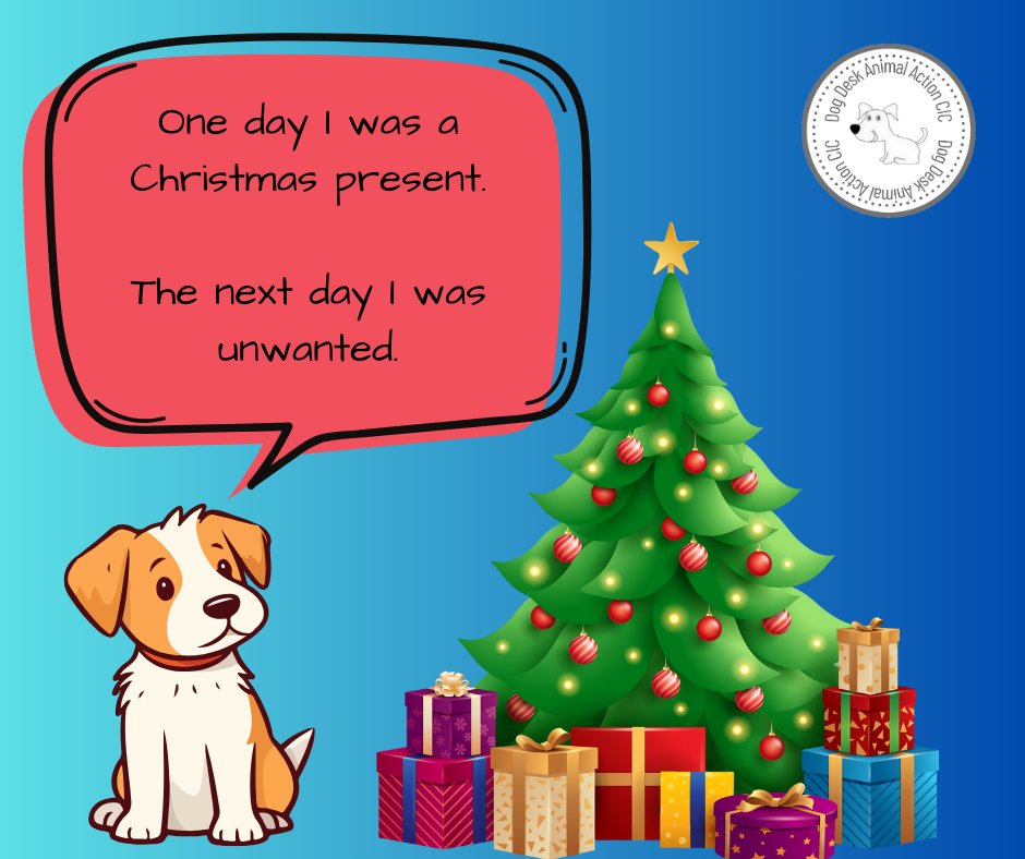 Can we give this message another push please 🙏

There are lots of folks out there who may make a mistake this Christmas which will cost dogs &amp; rescues dearly

Thank you 🙏