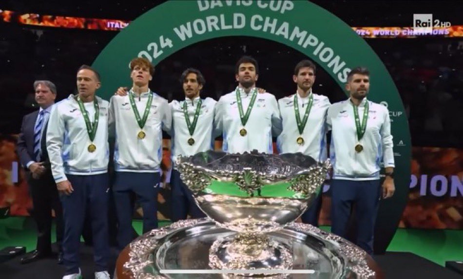 Grandissima Italia! Maestri di tennis! #Sinner #Berrettini
