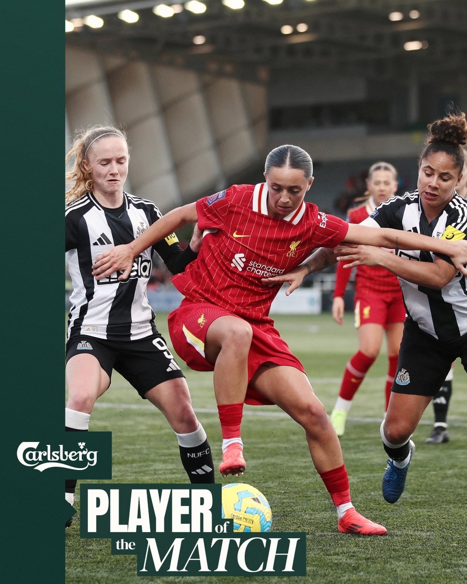 ⚽️⚽️🅰️

<a href="/enderby_mia/">mia enderby</a>'s fine attacking display earns her the <a href="/carlsberg/">Carlsberg</a> Player of the Match 👏