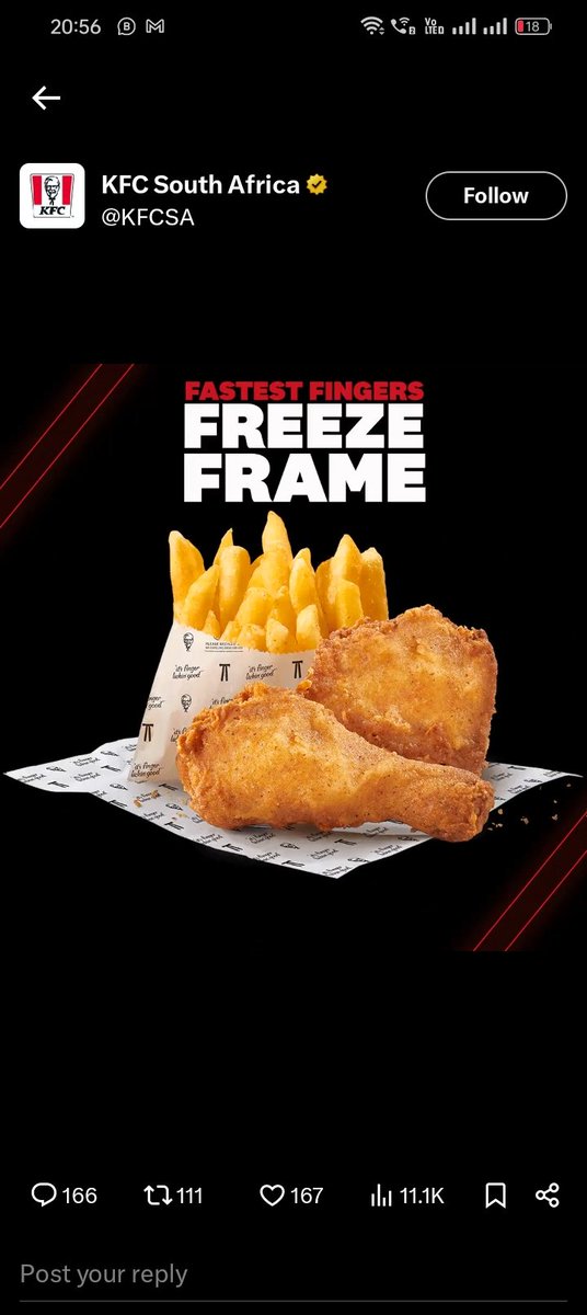 thosbiya's tweet photo. @KFCSA @KFCSA https://t.co/tPjvz3iXcW