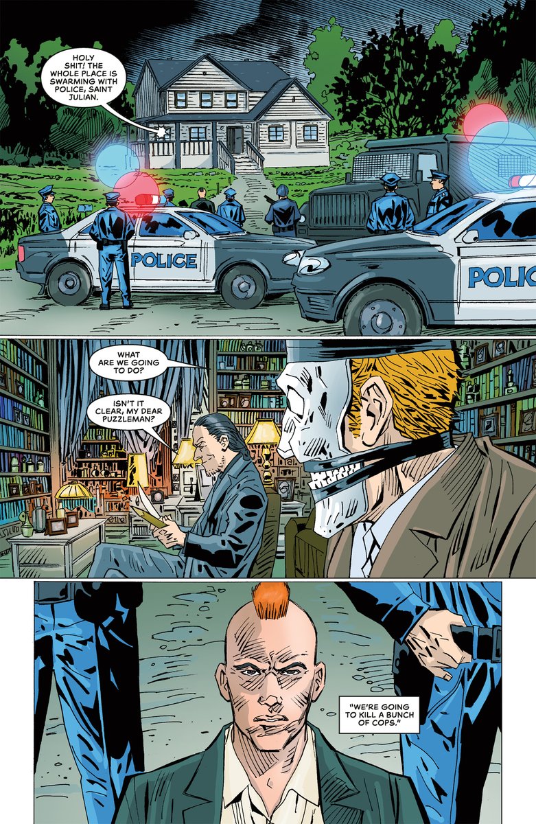 The monstrous terrors increase in issue #2 of the second arc of Where Monsters Lie: Cull-De-Sac, available now in comic shops! Details: bit.ly/40Ksgwt

By <a href="/TheKyleStarks/">Kyle Starks C2E2 O-02</a>, <a href="/KowalskiPiotr/">Piotr Kowalski</a>, <a href="/VPopov_Artworks/">_\|Vladimir_Popov|/_</a>, and <a href="/jrlettering/">Josh Reed Lettering</a>.