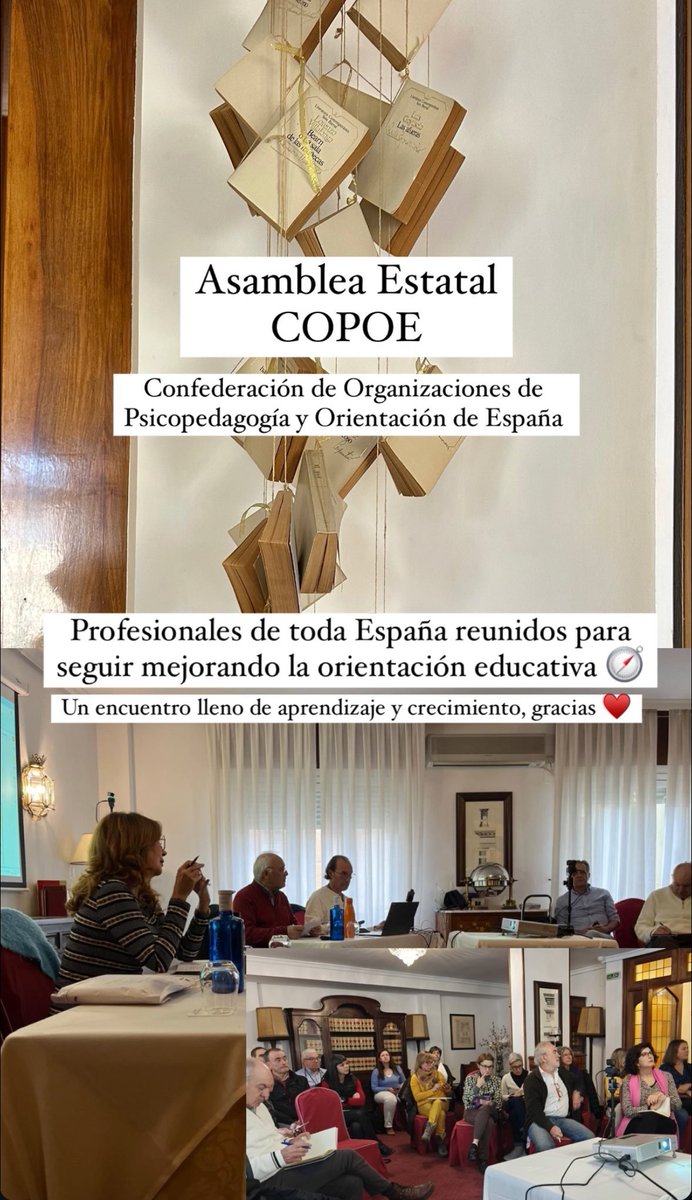 Asamblea General de COPOE 📚
(Alcalá de Henares noviembre 2024).