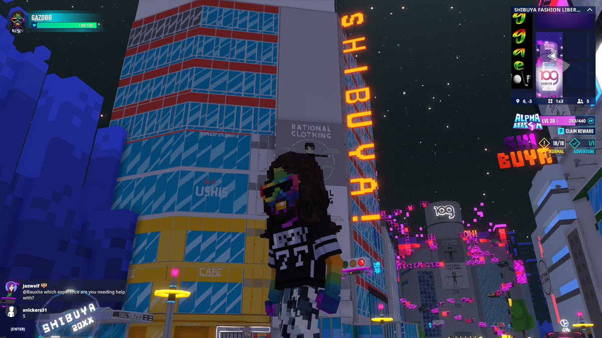 Strutting my stuff in <a href="/SHIBUYA109NET/">SHIBUYA109</a> Fashion Liberation in <a href="/TheSandboxGame/">The Sandbox</a>. Tokyo street style has nothing on this! 👗👠 register-landings.sandbox.game/alphaseason4-s… #TheSandbox #AlphaSeason4 #AS4SocialChallenge