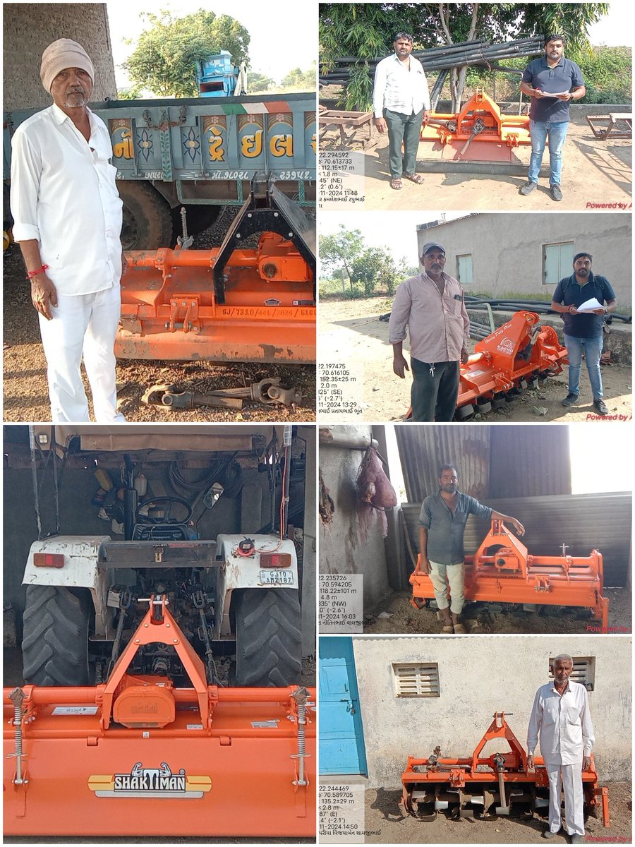 Dhaval_R_C's tweet photo. લોધીકા તાલુકામાં ખેતીવાડી વિભાગ ની વિવિધ યોજના ના  ઘટકો પાવર થ્રેસર, રોટાવેટર,ઓરણી, સોલાર પાવર યુનિટ વગેરે સાધનો નું ગ્રામસેવક દ્વારા વેરિફિકેશન કરવામાં આવ્યું.@RaghavjiPatel @GujAgriDept @DDORAJKOT1 @CollectorRjt @DaoRajkot @inforajkotgog @Gramsevak1972 https://t.co/W0v3wLvGne