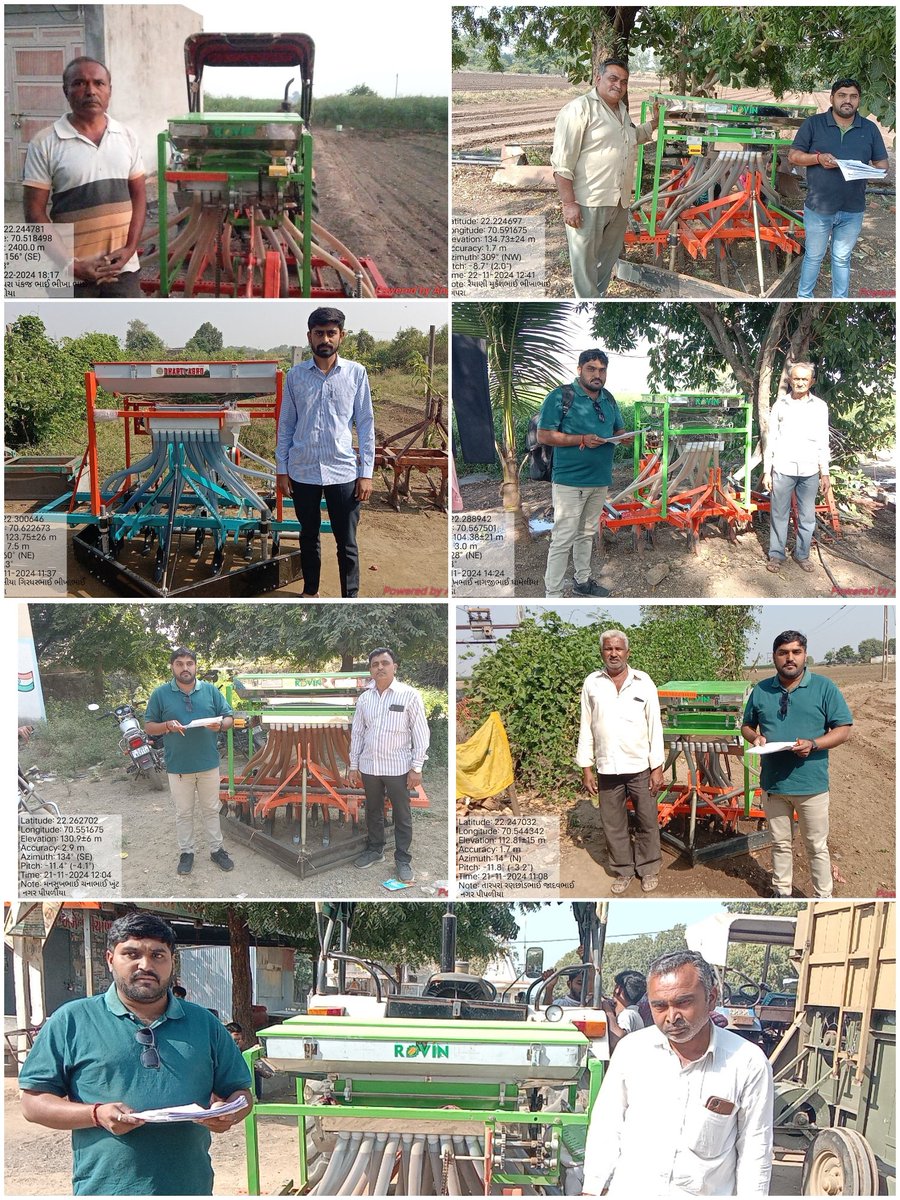 Dhaval_R_C's tweet photo. લોધીકા તાલુકામાં ખેતીવાડી વિભાગ ની વિવિધ યોજના ના  ઘટકો પાવર થ્રેસર, રોટાવેટર,ઓરણી, સોલાર પાવર યુનિટ વગેરે સાધનો નું ગ્રામસેવક દ્વારા વેરિફિકેશન કરવામાં આવ્યું.@RaghavjiPatel @GujAgriDept @DDORAJKOT1 @CollectorRjt @DaoRajkot @inforajkotgog @Gramsevak1972 https://t.co/W0v3wLvGne
