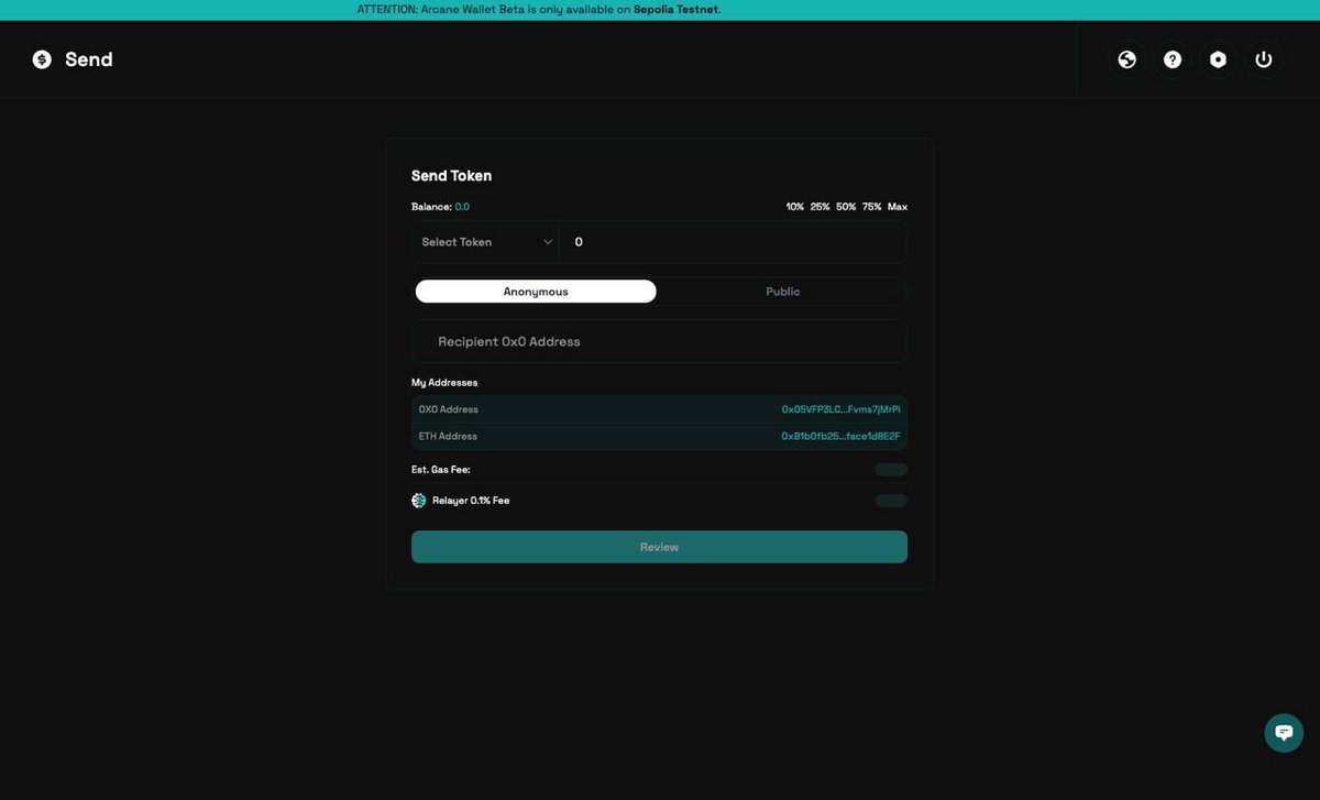0x0exchange's tweet image. We&apos;ve had an amazing few weeks, and kudos to everyone who shared their feedback, you&apos;re shaping the future of privacy in Web3! 🙌

Here&apos;s what&apos;s new in Arcane Wallet Beta v2:

- Enhanced wallet activity/history tracking 📜
- Support for shielded &amp;amp; non-shielded asset listings 🛡️
-…