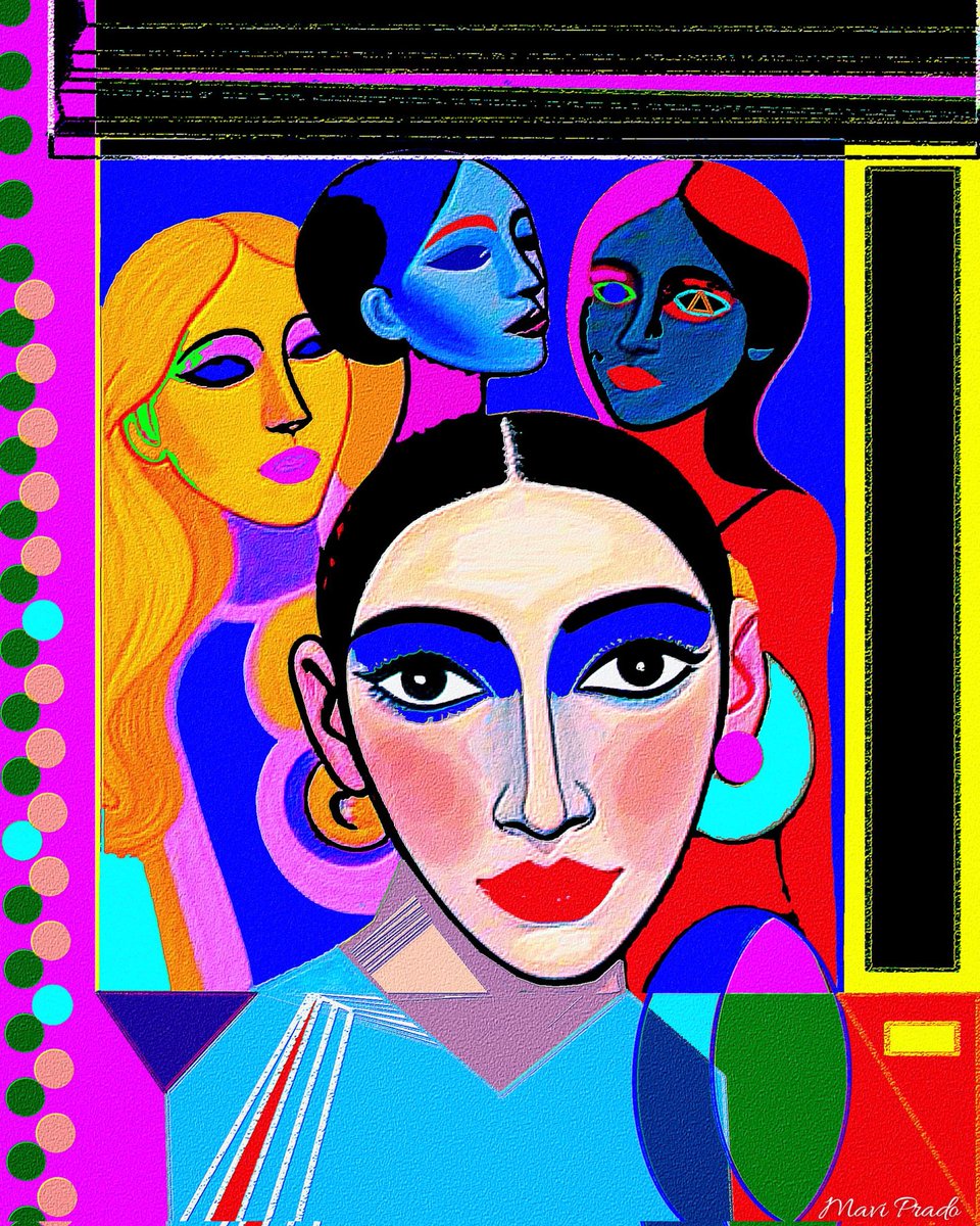 Obra: Victoria 
Colección: Soñando como Picasso.
By Mavi Prado. <a href="/museupicasso/">Museu Picasso Barcelona</a>
#soñandocomopicasso #artedigital #maviprado #arte #picasso #Barcelona #victoria  #nuevacoleccion #artistadigital