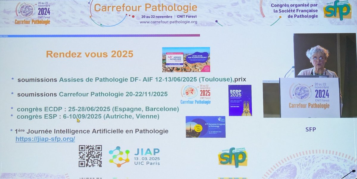 Rendez vous 2025 avec <a href="/SFPathol/">Société Française de Pathologie</a> !