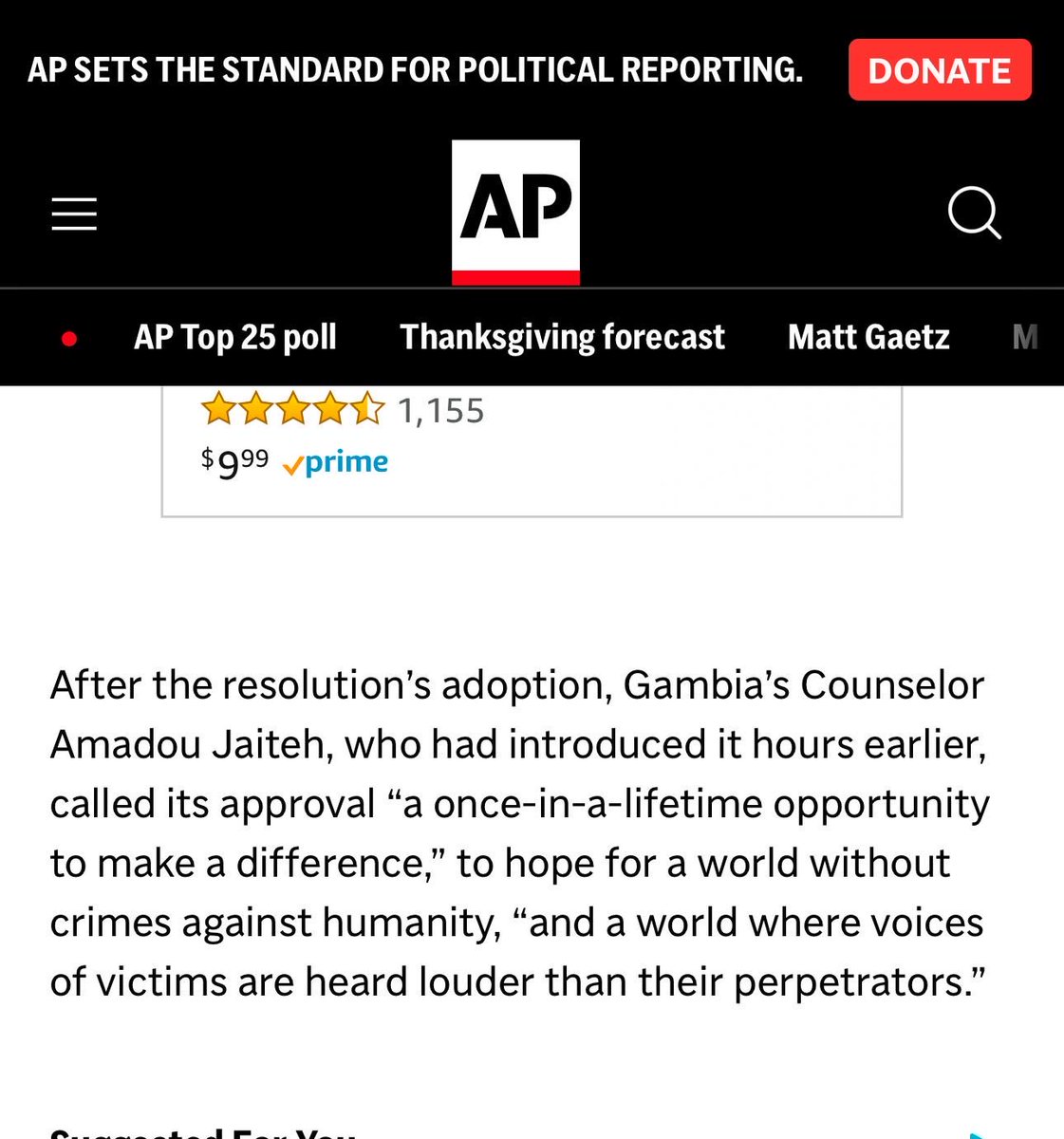 Honored for being quoted in this article while representing my beloved country, The Gambia