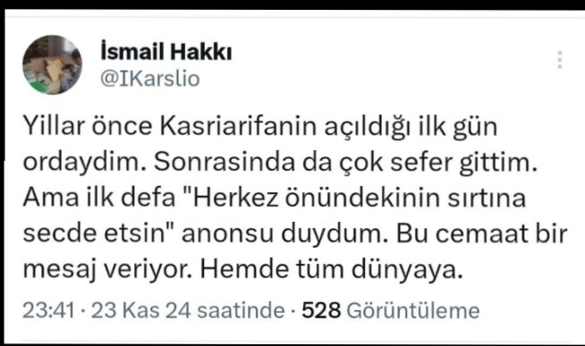 Mesaj alırlar artık.....