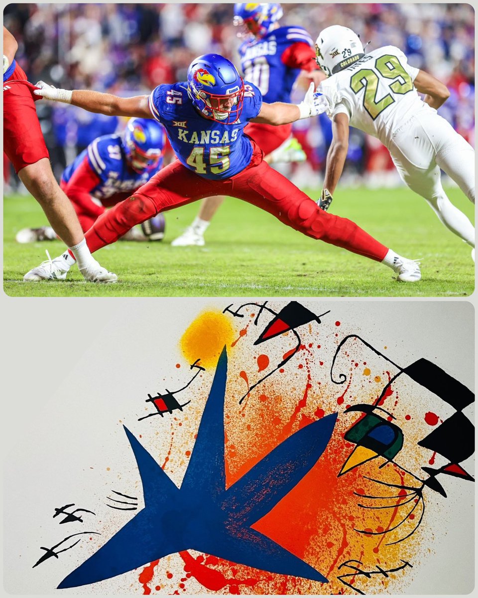 ArtButSports's tweet image. l’étoile bleue (Blue Star) by Joan Miró, 1972, 📸 by @RomanPuno