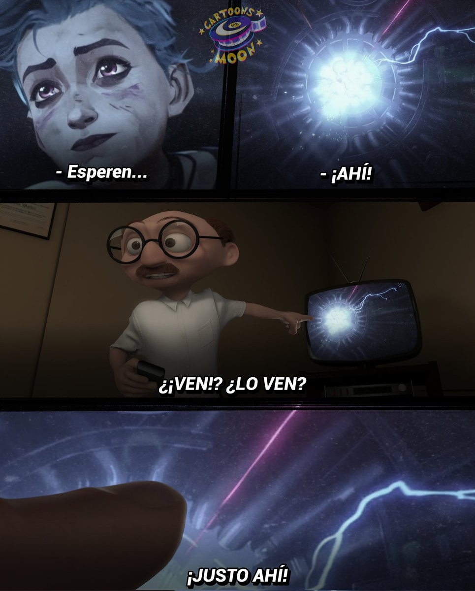 CartoonsOTMoon's tweet photo. Los fans de Arcane buscando pistas de que Jinx sigue viva https://t.co/VoZmRU97bP