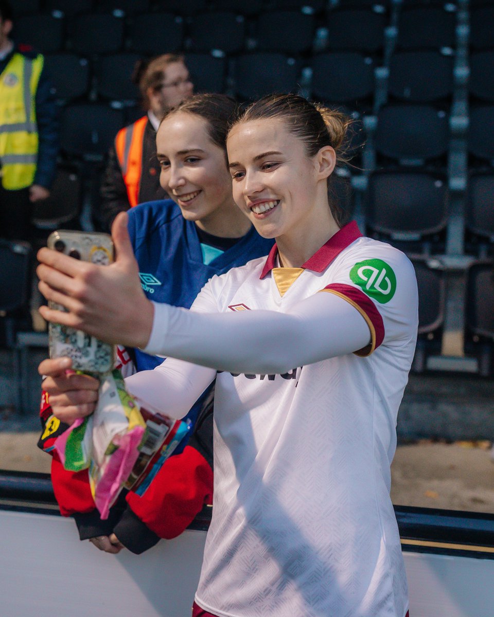 A big thank you to our away fans for bringing the energy on this windy matchday! 🔋